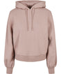 Womens Cotton Oversized Hoodie - Dusk Rose