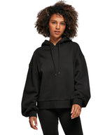 Womens Cotton Oversized Hoodie - Black