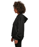 Womens Cotton Oversized Hoodie - Black