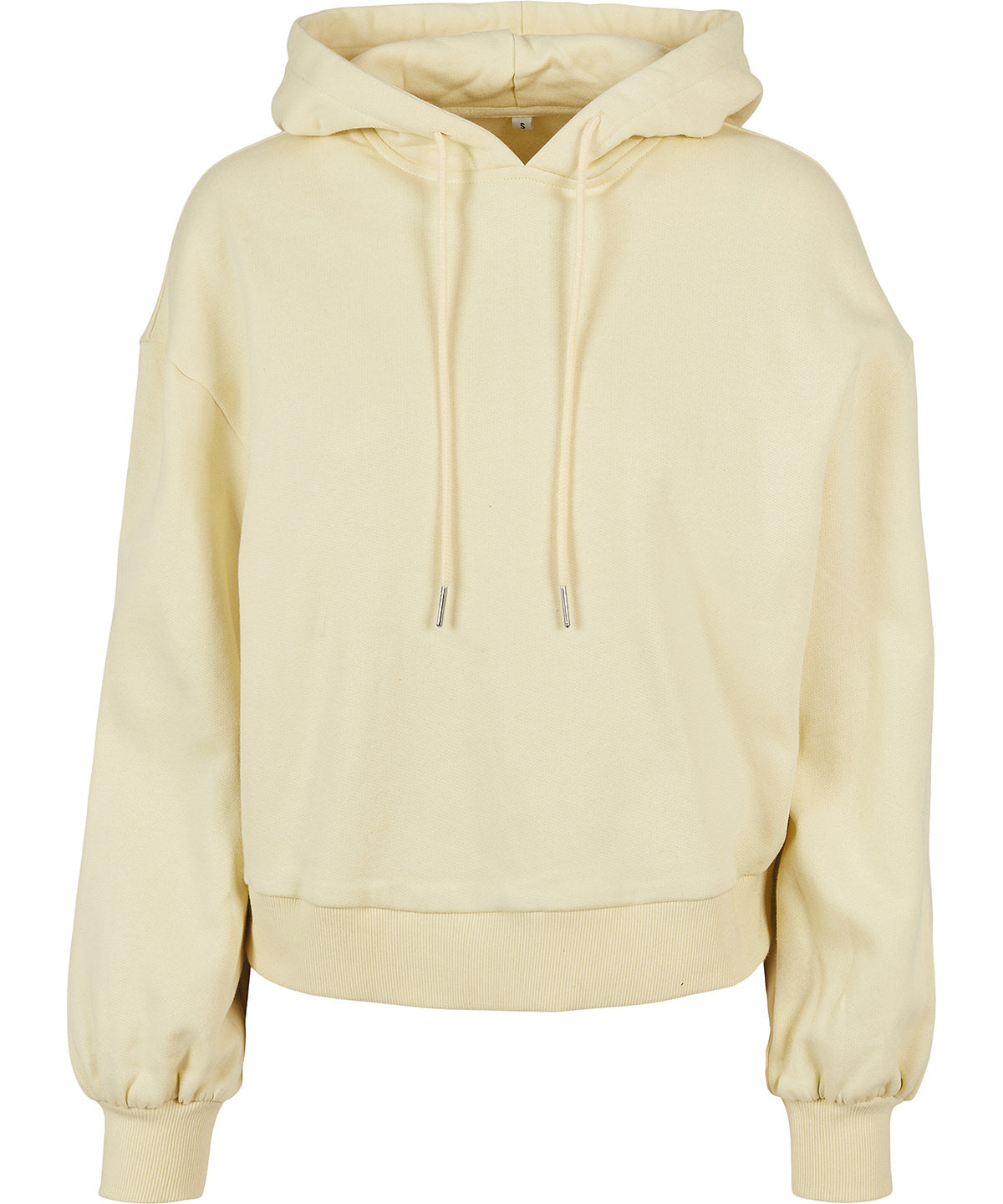 Womens Cotton Oversized Hoodie - Soft Yellow