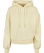 Womens Cotton Oversized Hoodie - Soft Yellow