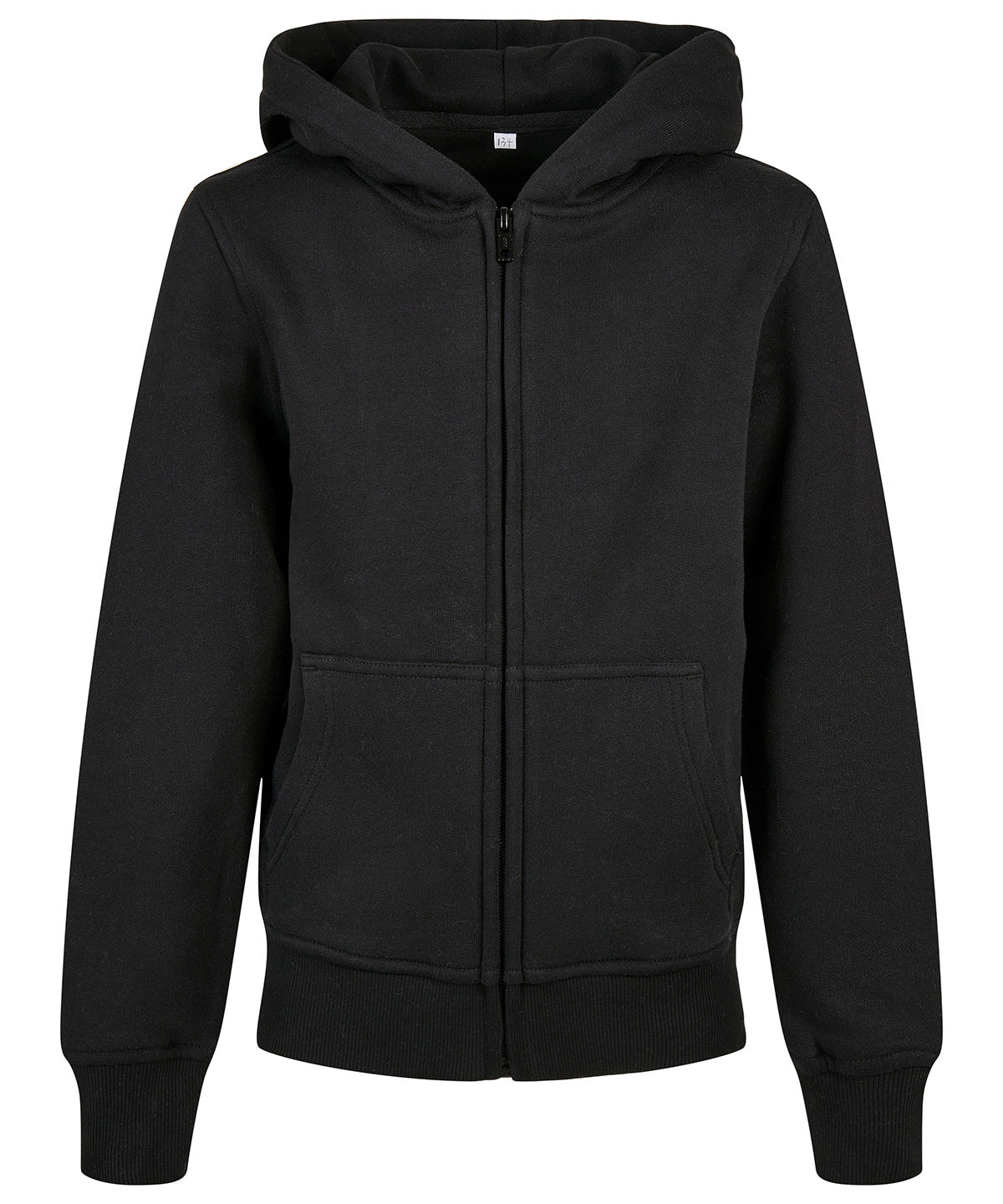 Kids Organic Zip Hoodie - Black