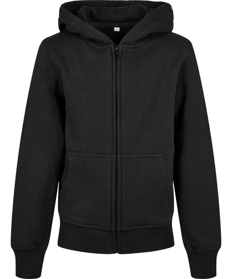 Kids Organic Zip Hoodie - Black