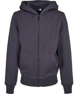 Kids Organic Zip Hoodie - Navy