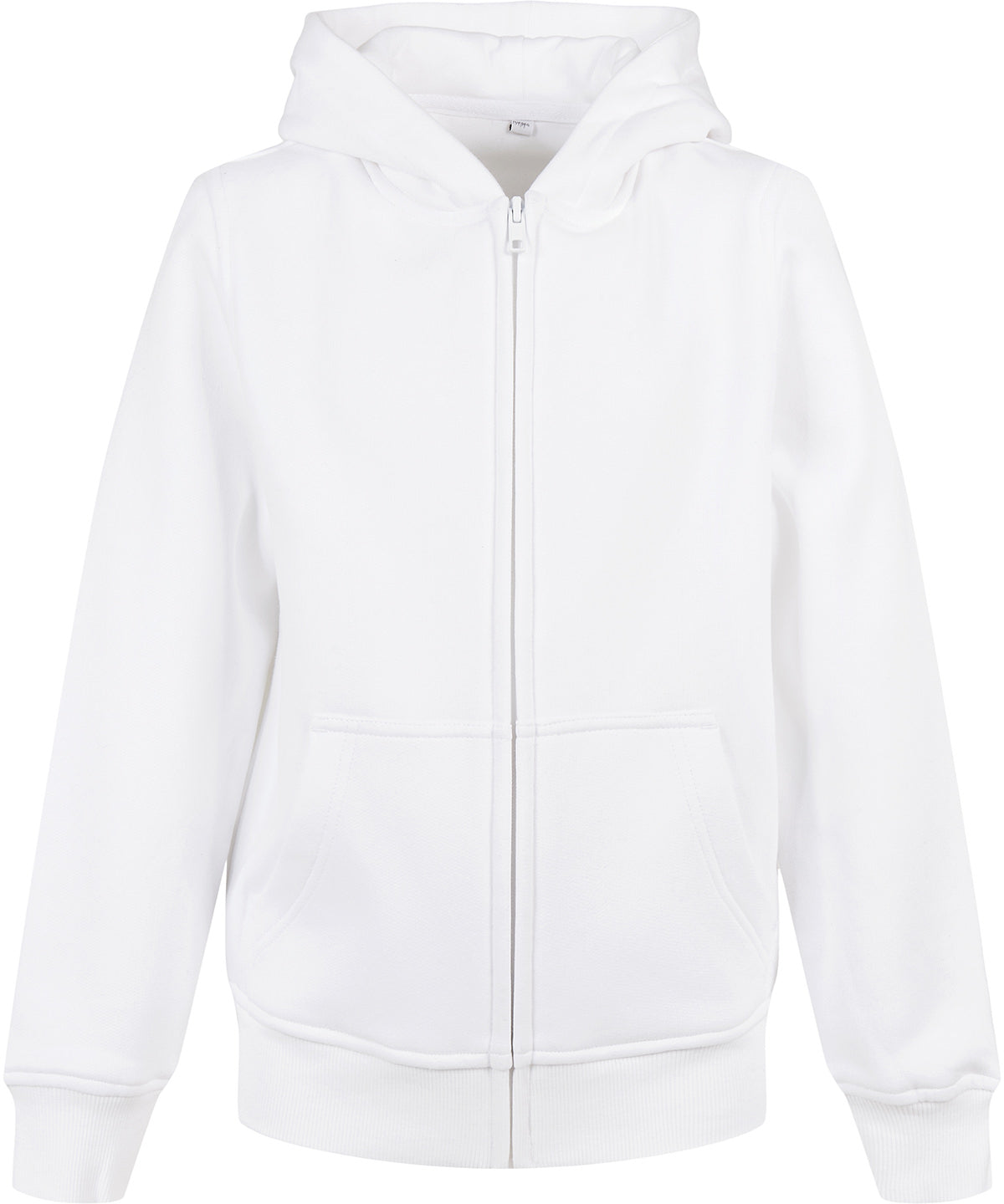 Kids Organic Zip Hoodie - White