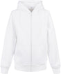 Kids Organic Zip Hoodie - White