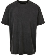 Acid Wash Tee  - Black