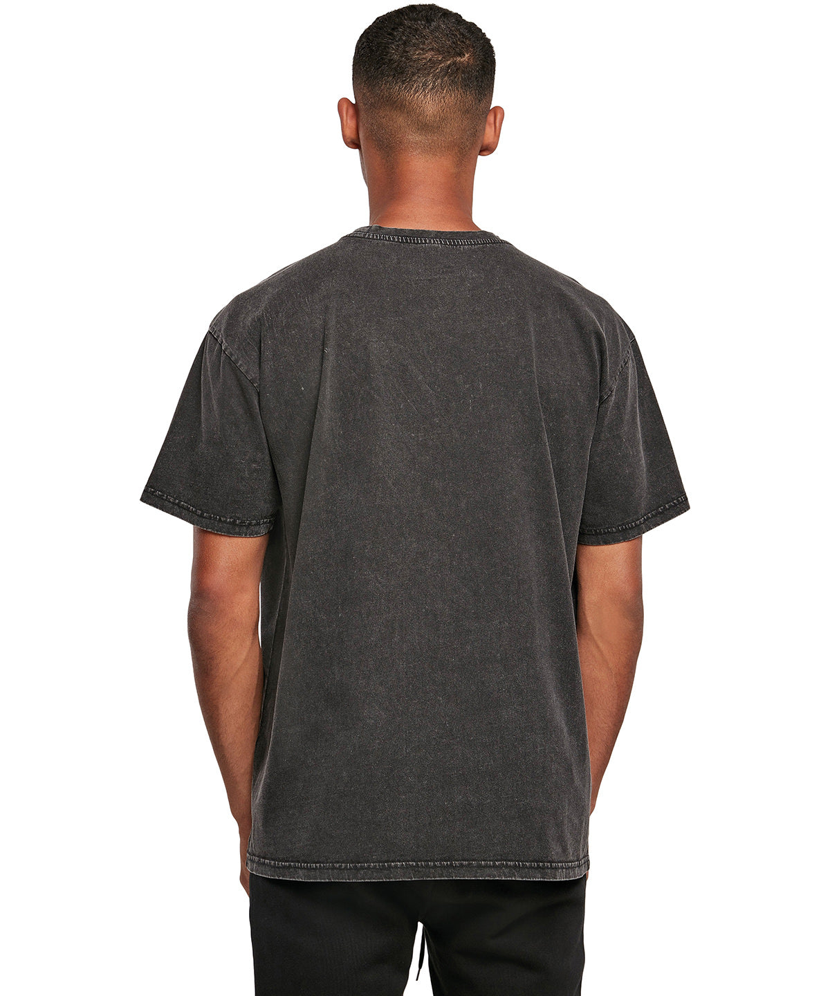 Acid Wash Tee  - Black