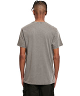 Regular Fit Acid Wash Tee  - Dark Khaki