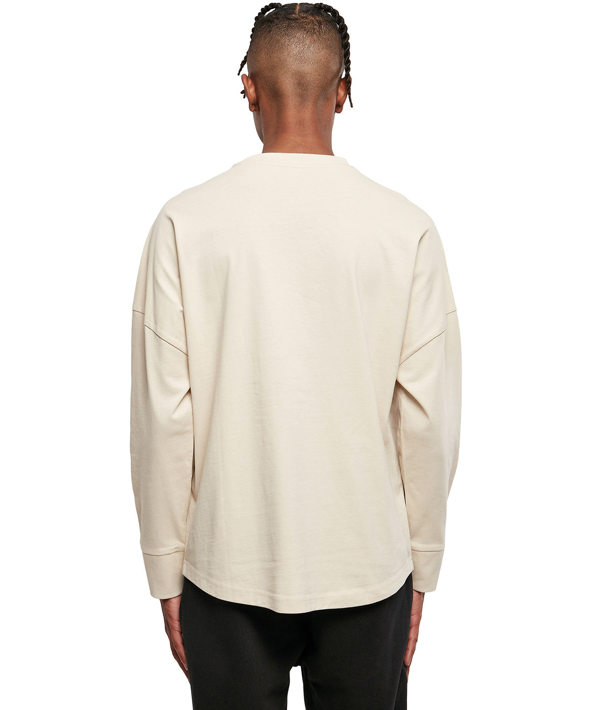 Oversized Long Sleeve Tee - Sand