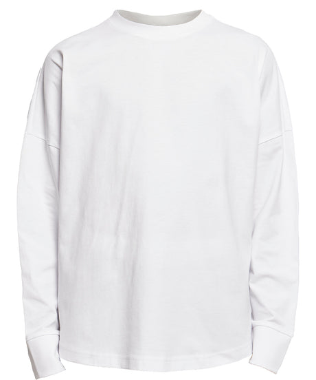 Oversized Long Sleeve Tee - White