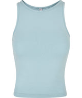 Womens Slim Fit Y-Back Vest - Ocean Blue