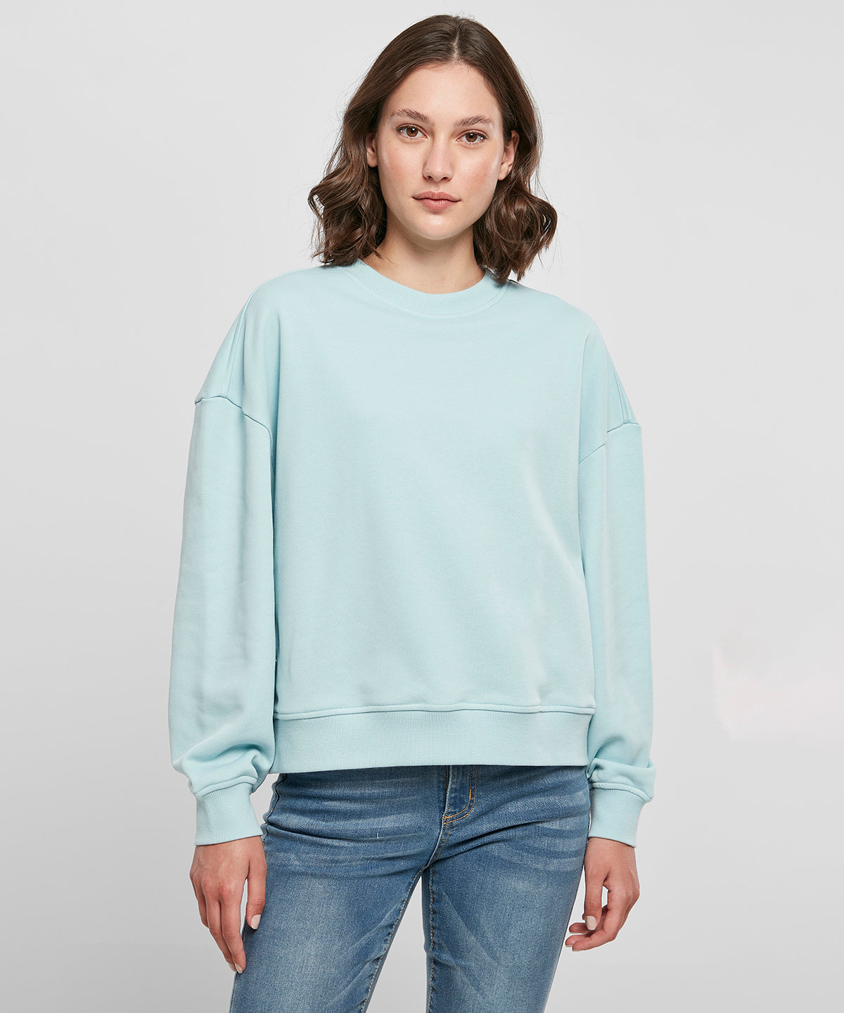 Womens Oversized Sweatshirt  - Ocean Blue