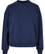 Womens Oversized Sweatshirt  - Light Navy