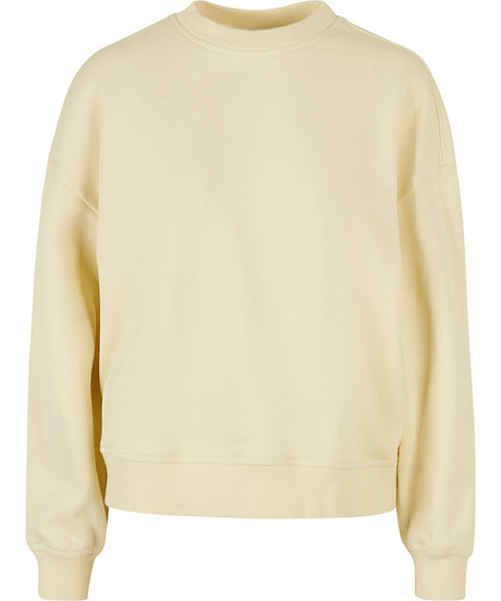 Womens Oversized Sweatshirt  - Soft Yellow