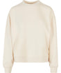 Womens Oversized Sweatshirt  - White Sand