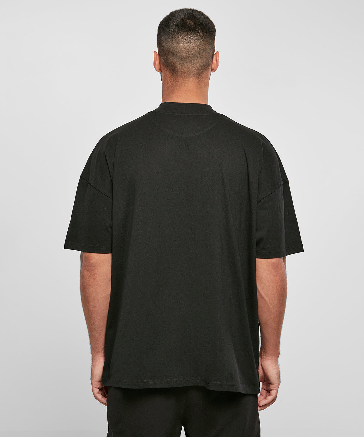 Oversized Cotton Tee - Black