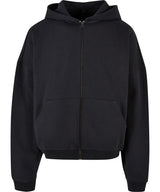 Retro Zip Hoodie  - Black