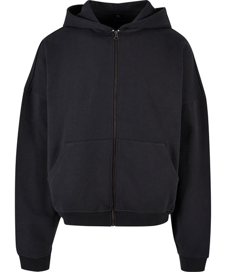 Retro Zip Hoodie  - Black