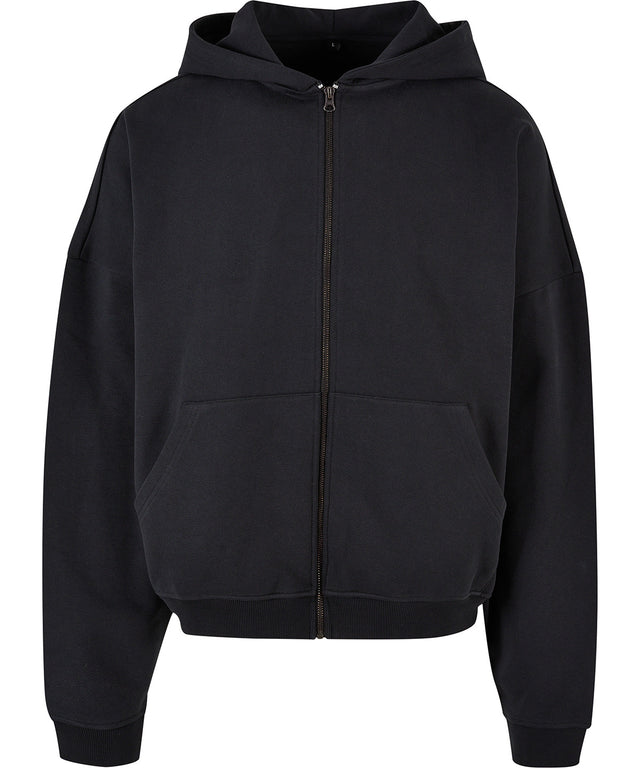 Retro Zip Hoodie  - Black