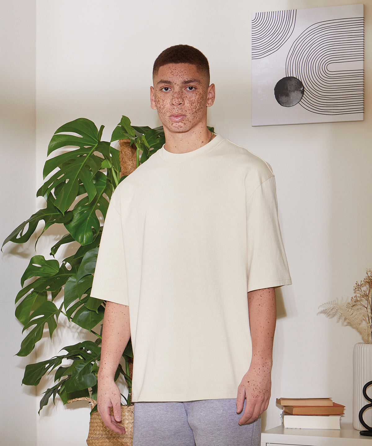 Wide Sleeved Comfort Tee - White