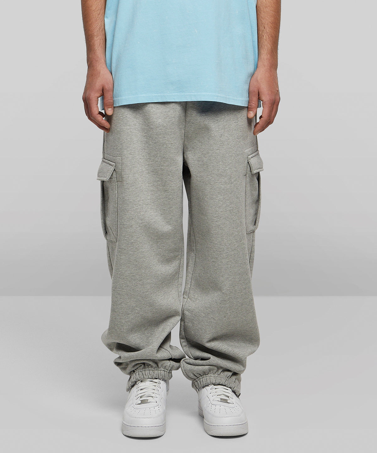 Retro Cargo Sweatpants - Black