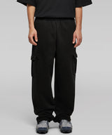 Retro Cargo Sweatpants - Black