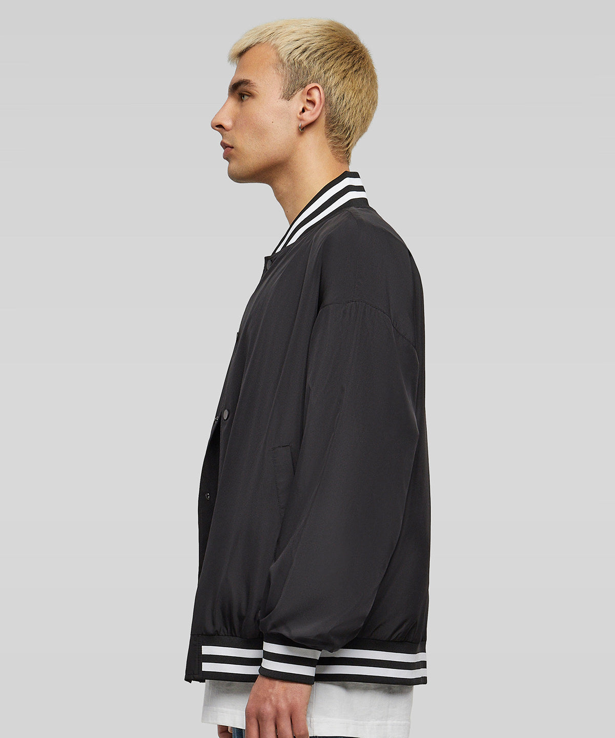 Lightweight College Jacket - Black