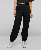 Womens High Waist Sweatpants - Black