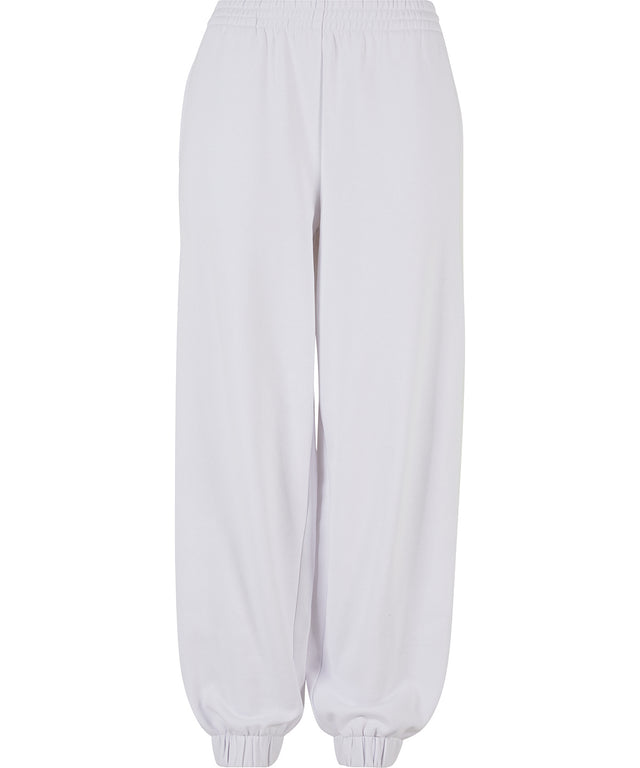 Womens High Waist Sweatpants - White