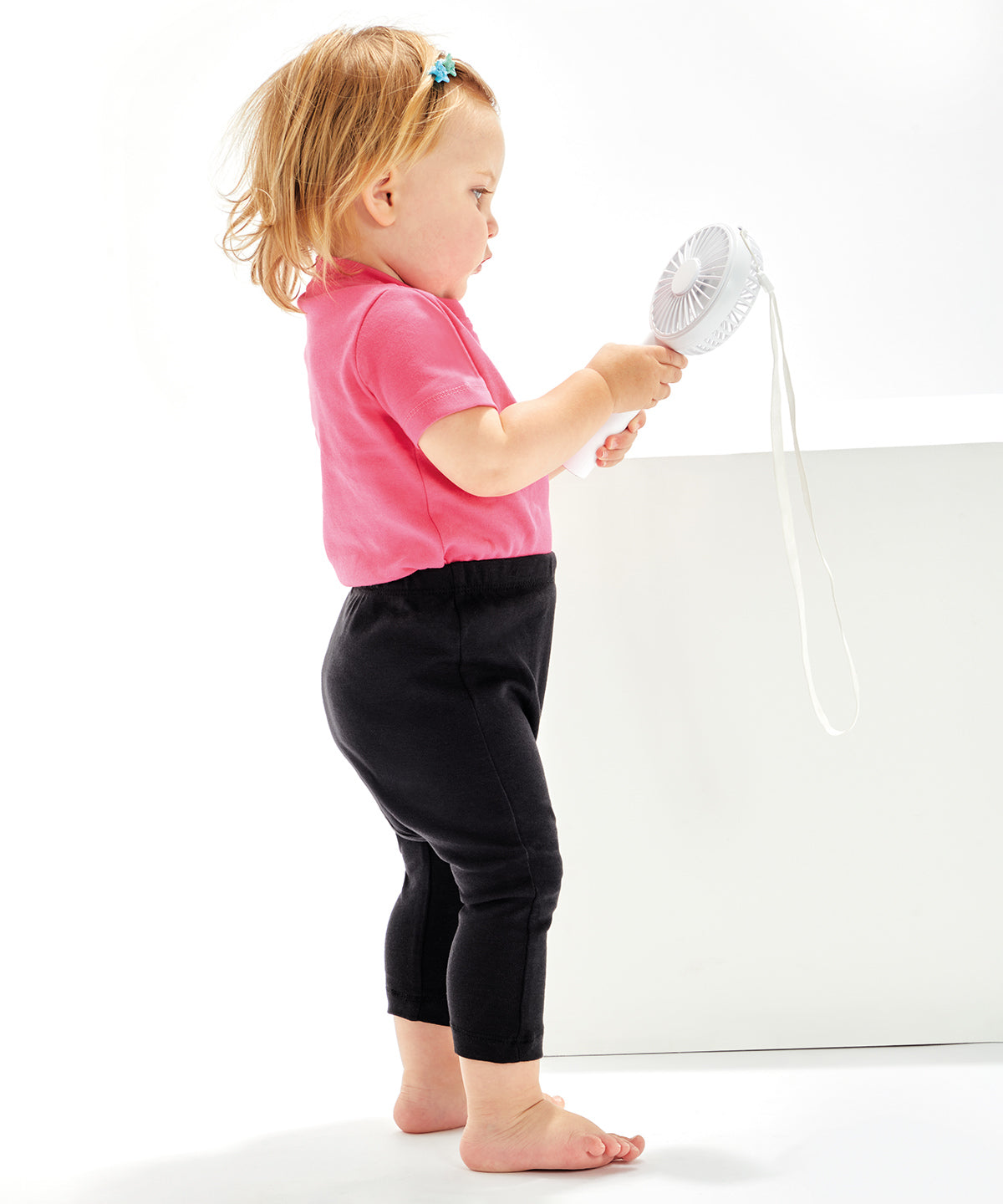 Soft Stretchy Baby Pants - Organic White