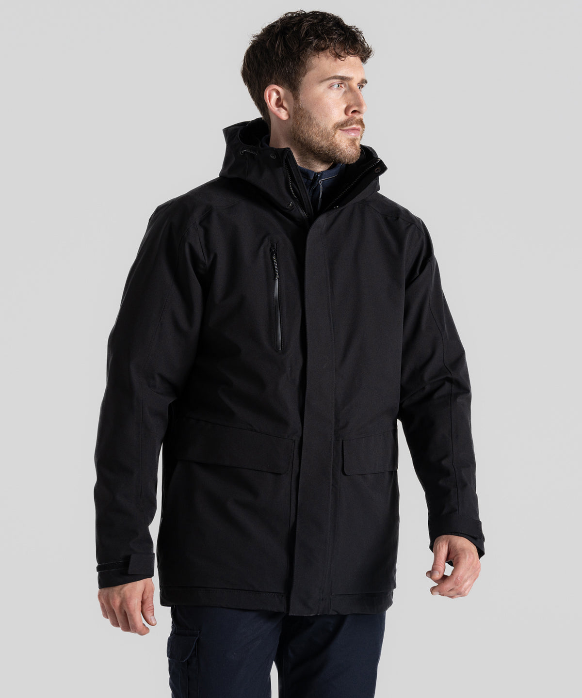 Expert Kiwi pro stretch 3-in-1 jacket - Black