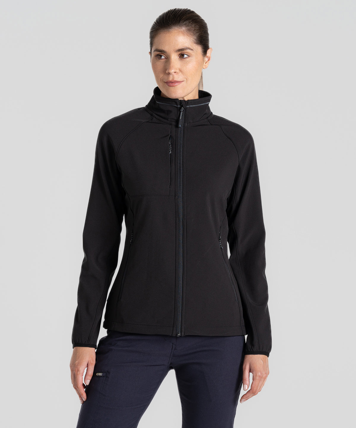 Expert women’s Basecamp softshell jacket - Black