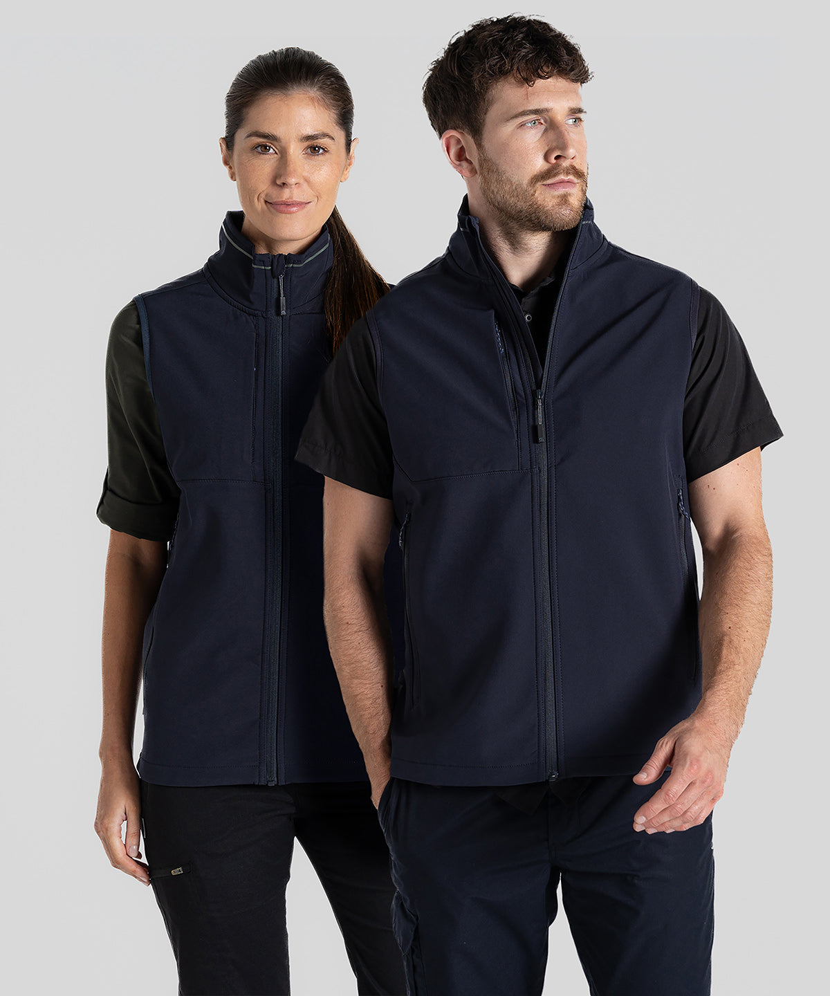 Expert Basecamp softshell vest - Dark Navy