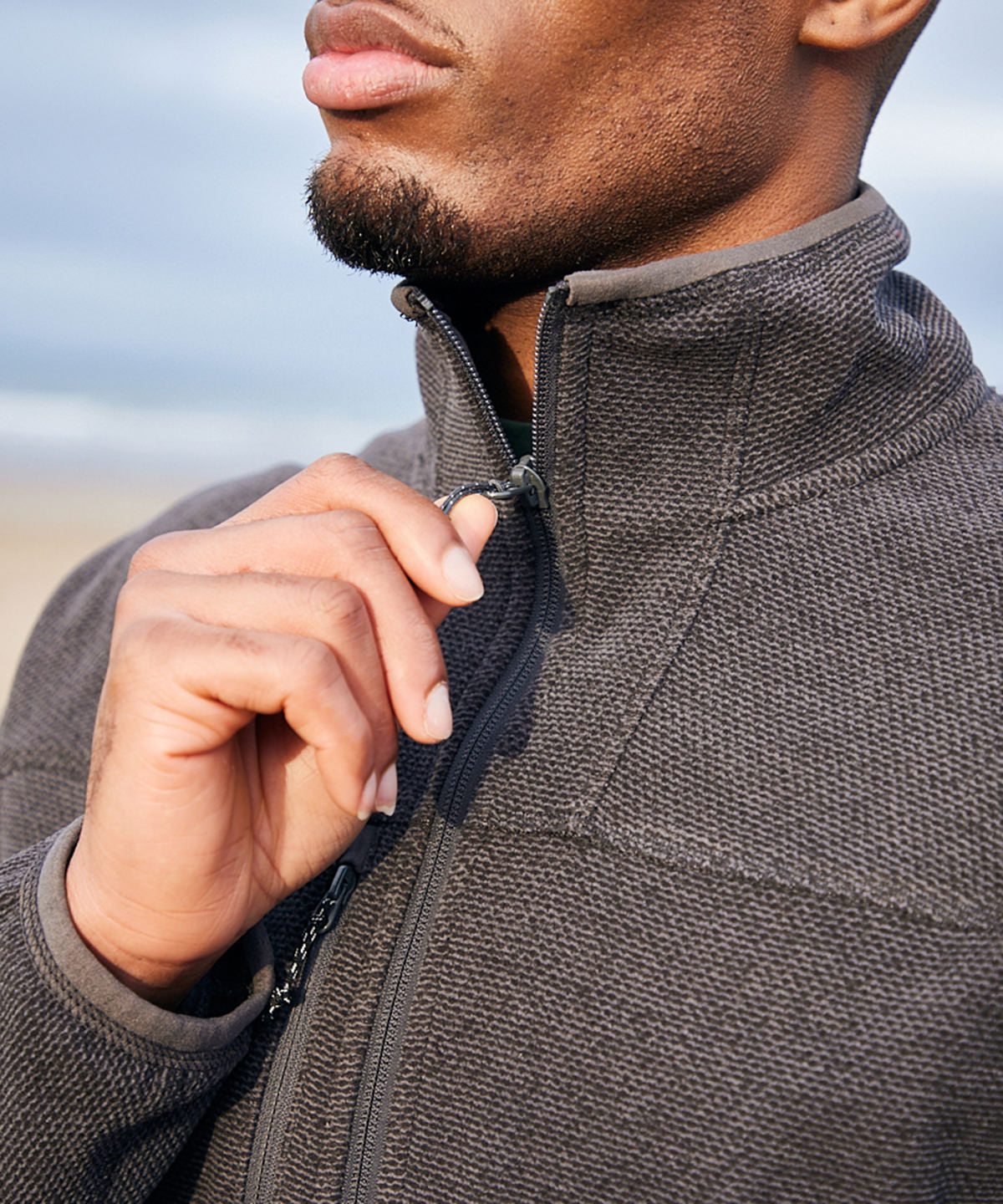 Craghoppers - Expert active half-zip fleece - Carbon Grey Marl