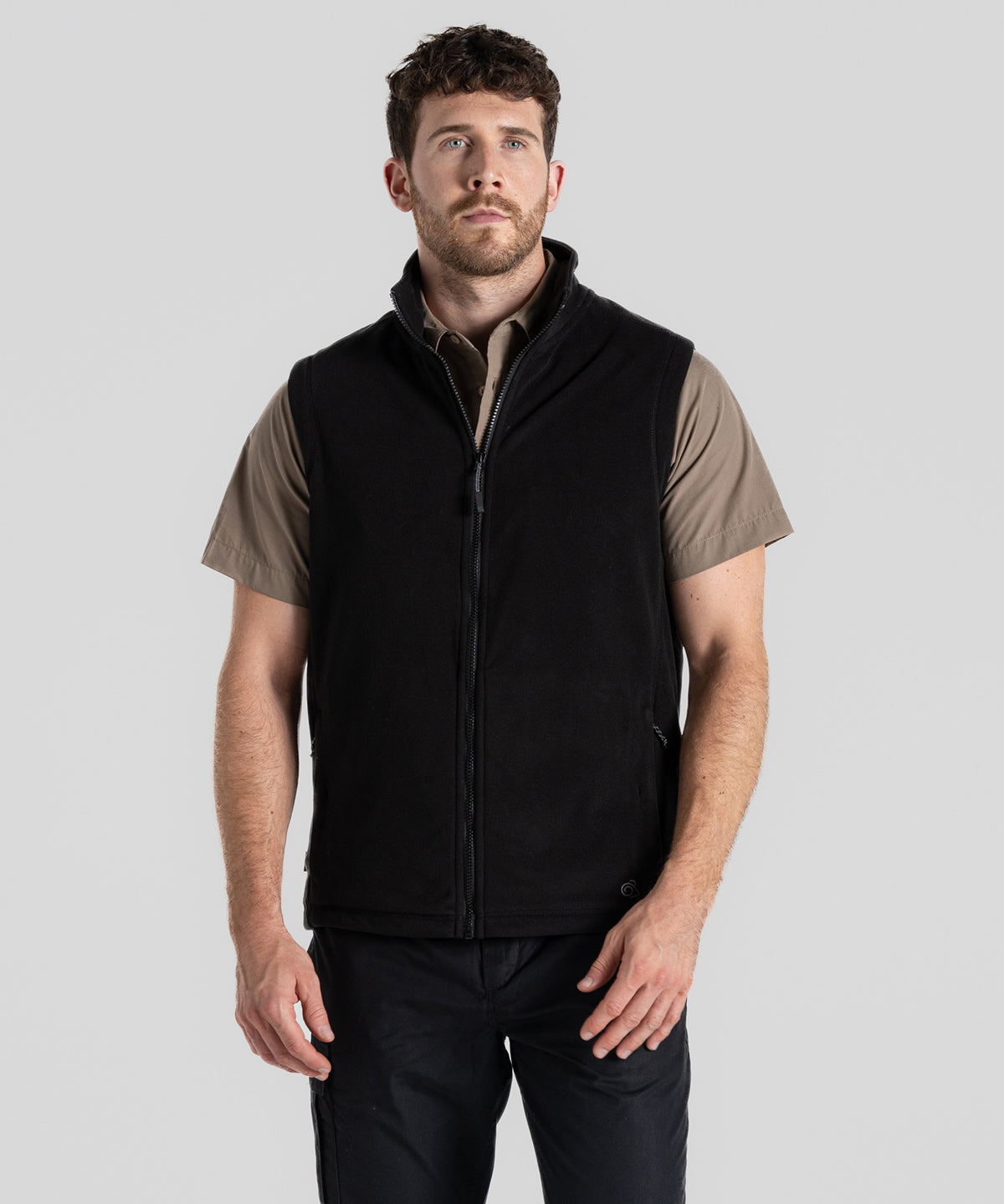 Expert Corey fleece vest - Black