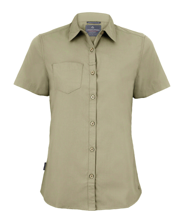 Expert women’s Kiwi short-sleeved shirt - Pebble