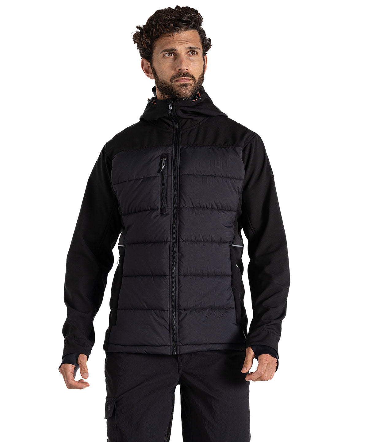 Castleford hybrid workwear jacket - Black