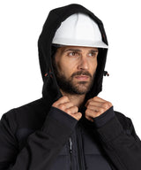 Castleford hybrid workwear jacket - Black