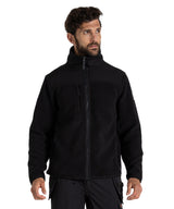 Morley fleece workwear jacket - Black