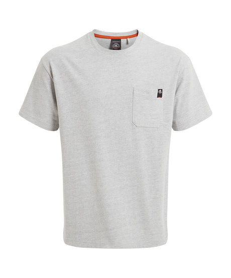 Wakefield pocket workwear t-shirt - Soft Grey Marle