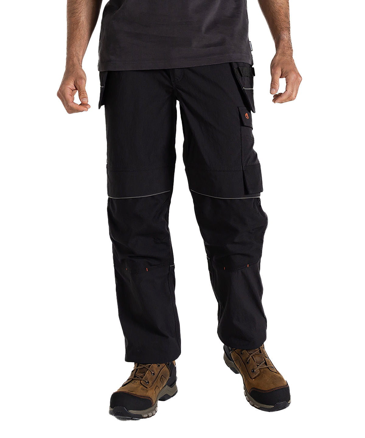 Sheffield stretch holster workwear trousers - Carbon Grey/Black