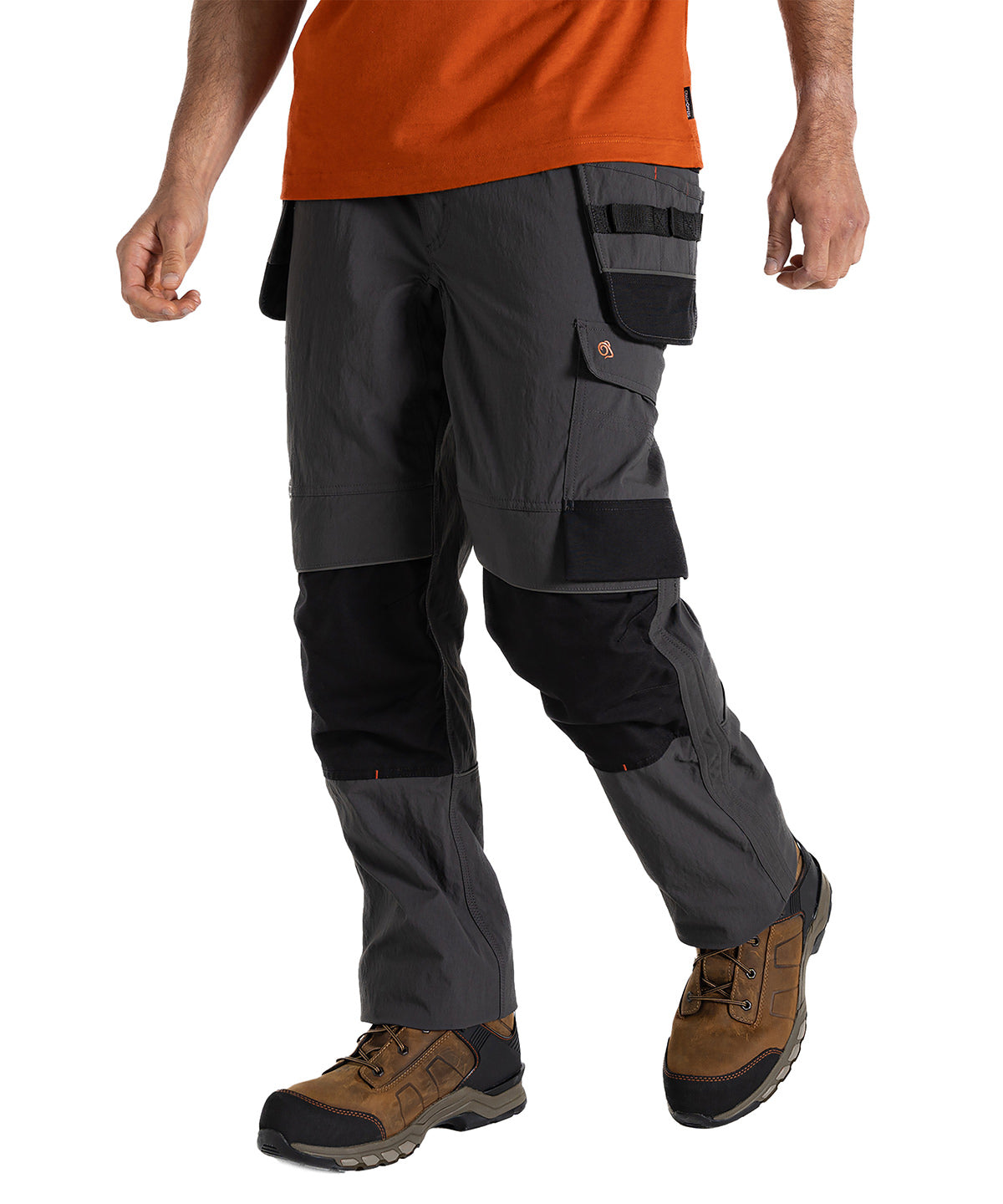 Sheffield stretch holster workwear trousers - Carbon Grey/Black