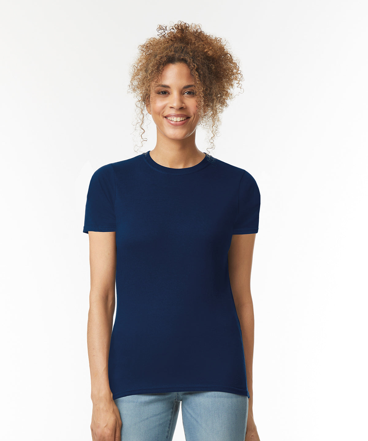 Comfy Women's Cotton T-Shirt - Antique Sapphire