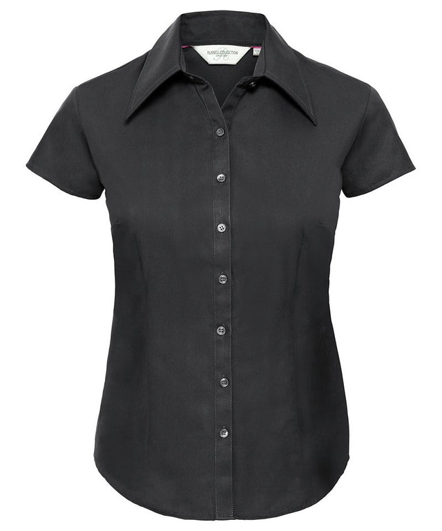 Women’s cap sleeve Tencel® fitted shirt