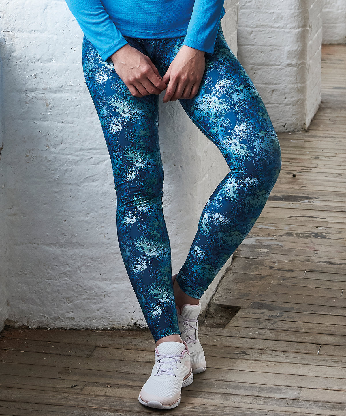 Comfy Stretch Leggings for Women - Fashion Green Camo