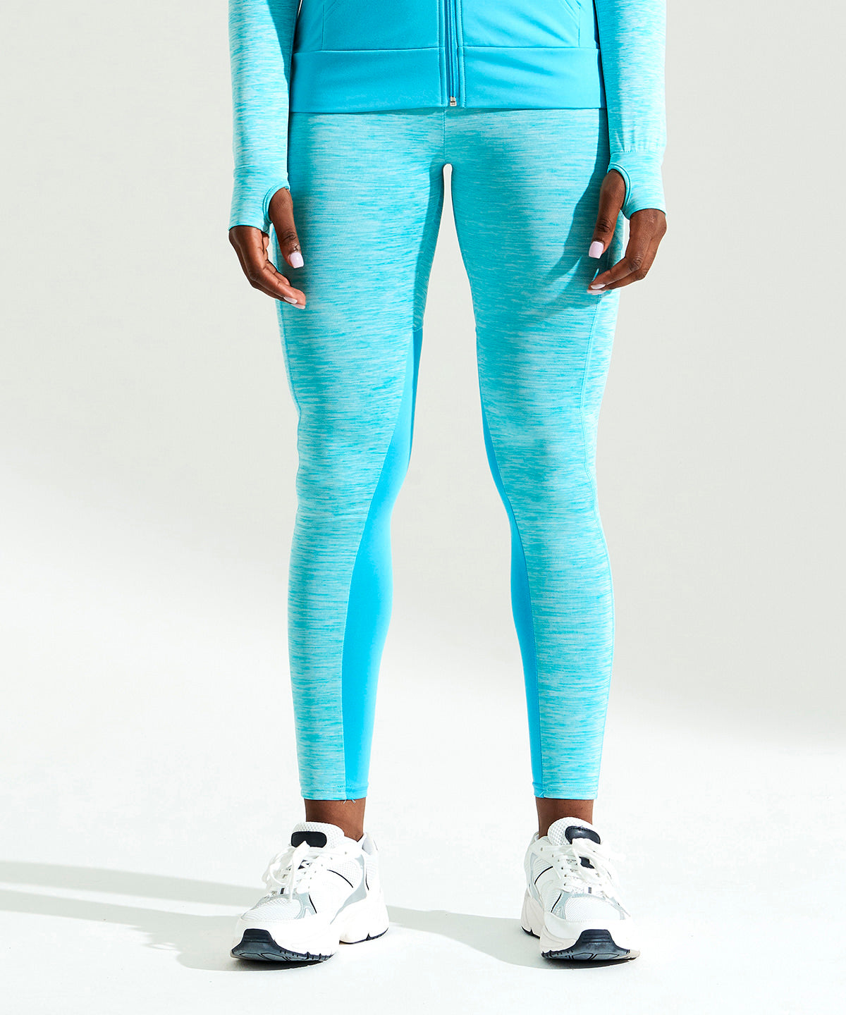 Stretchy Comfort Leggings - Ocean Melange/Ocean