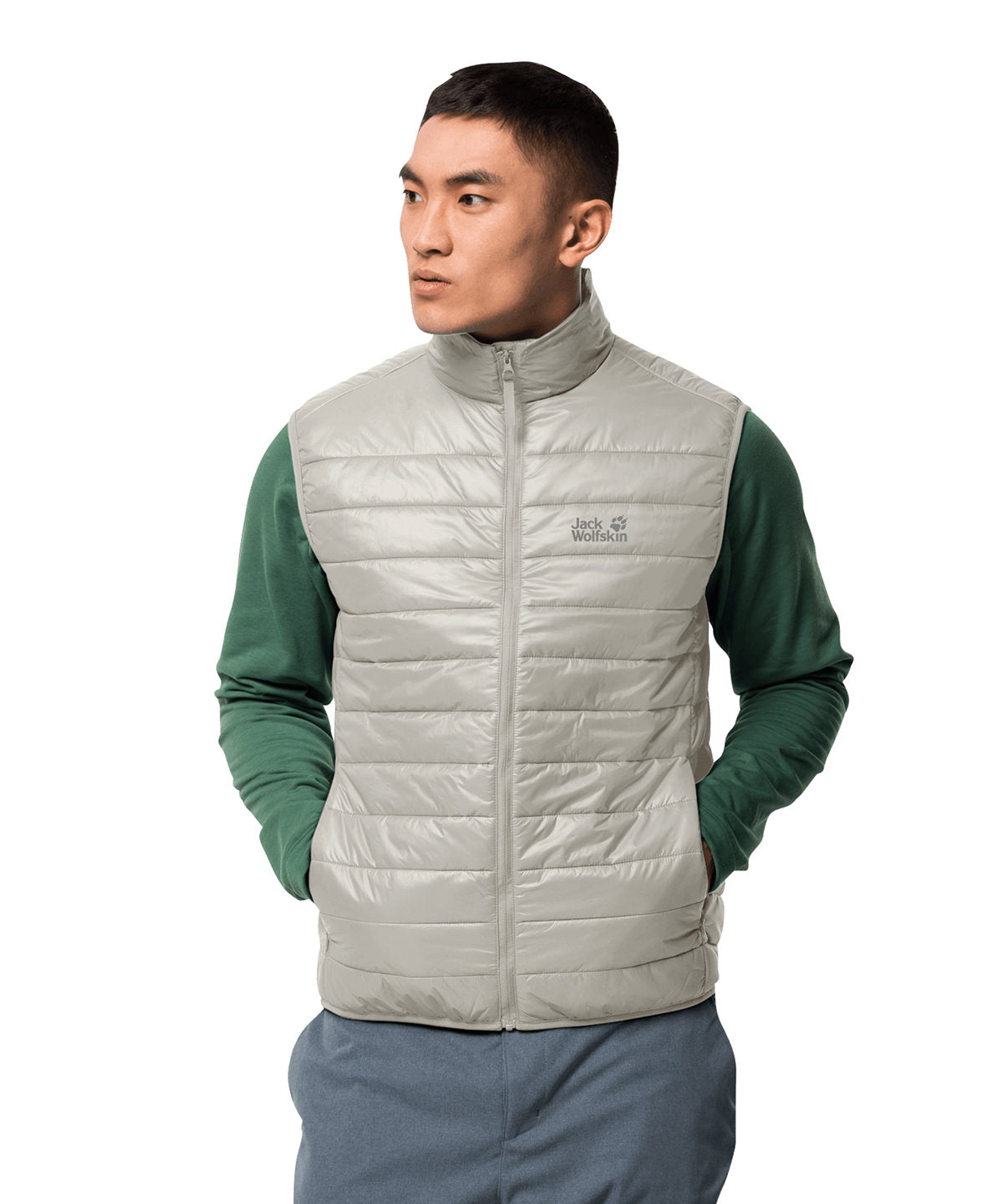 Jack Wolfskin - Jwp Vest Jacket - Blue Pacific