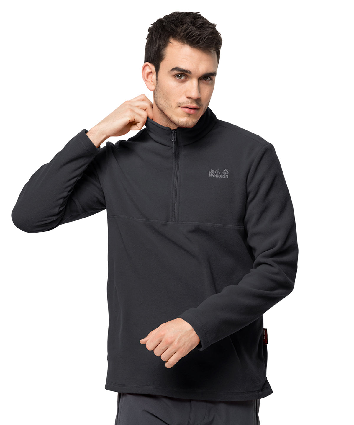 Jack Wolfskin - Gecko Fleece 1/4 Zip - Black