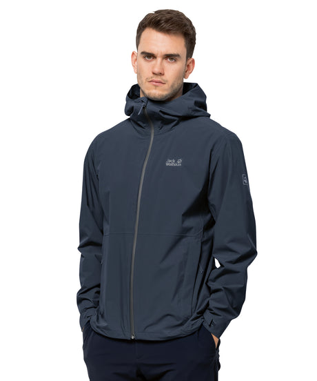 Packable waterproof jacket (NL) - Night Blue